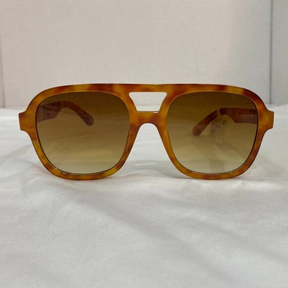 AIRE Whirlpool Vintage Tort Brown Gradient Lens Sunglasses One Size - Picture 3 of 13